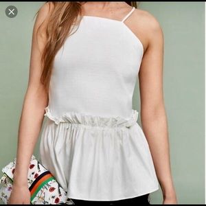 Anthropologie Peplum Tank